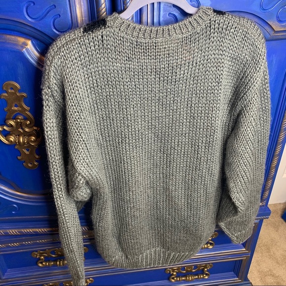 Vintage Proto Type 80s 90s Chunky Knit Sweater LG - Picture 2 of 4